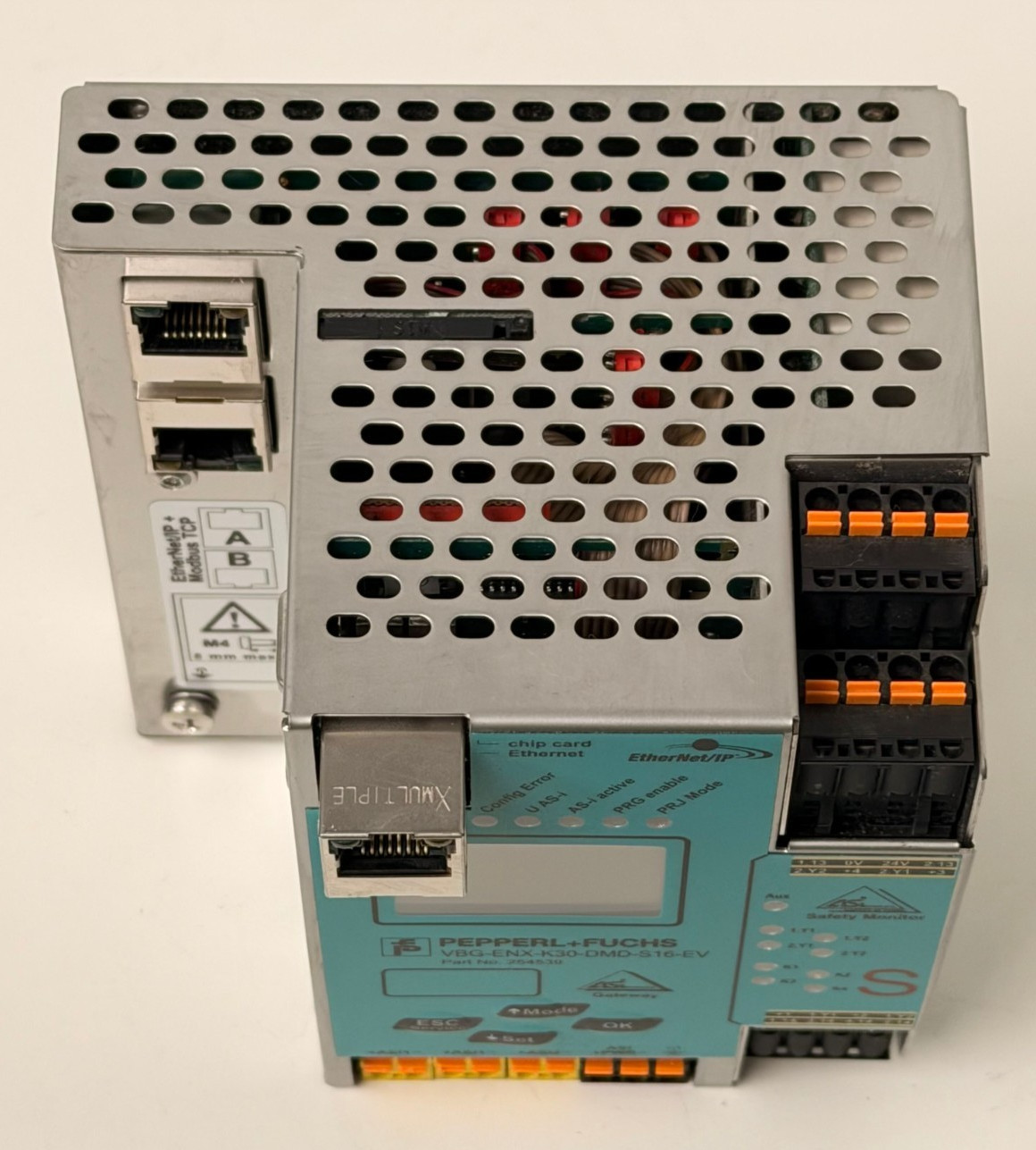 PEPPERL FUCHS VBG-ENX-K30-DMD-S16-EV ASi 3.0 ETHERNET/IP MODBUS TCP GATEWAY 2018