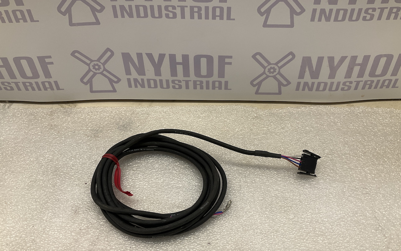 KEYENCE E66085-H (Black Connector Cable AWM 2464 80C VW-1SC)-New