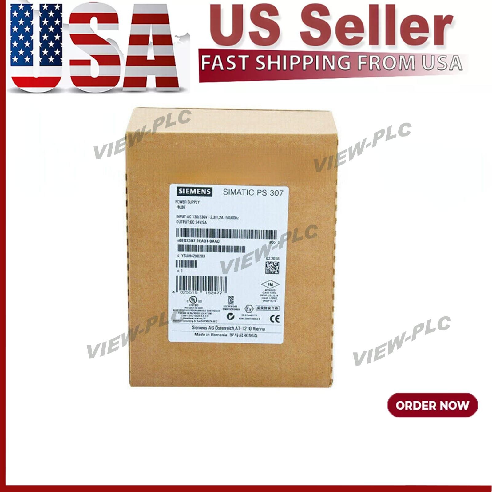 Siemens 6ES7307-1EA01-0AA0 Power Supply 6ES7307-1EA01-0AA0 New In Box Fast Ship！