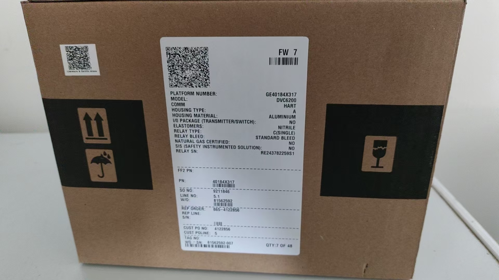 DVC6200 NEW FISHER Emerson Valve Positioner Single-acting Without Feedback #S
