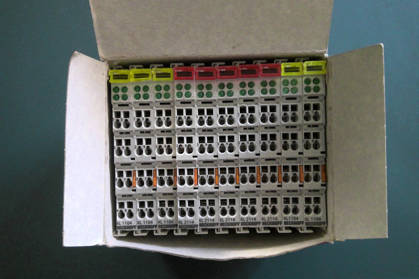 Box of 10 Beckhoff KL1104 KL2114 Digital Input / Output Modules 5 Each