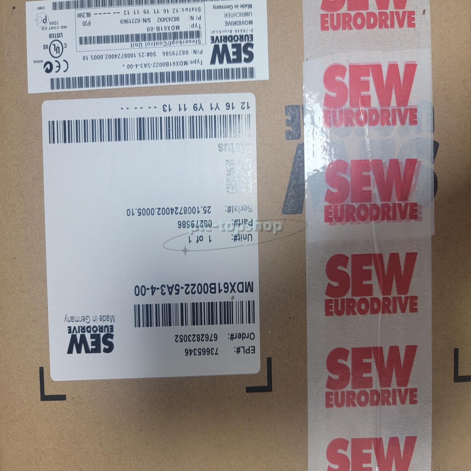 1PCS New MDX61B0022-5A3-4-00 2.2KW SEW-EURODRIVE INVERTER DRIVE Fast Ship PLC