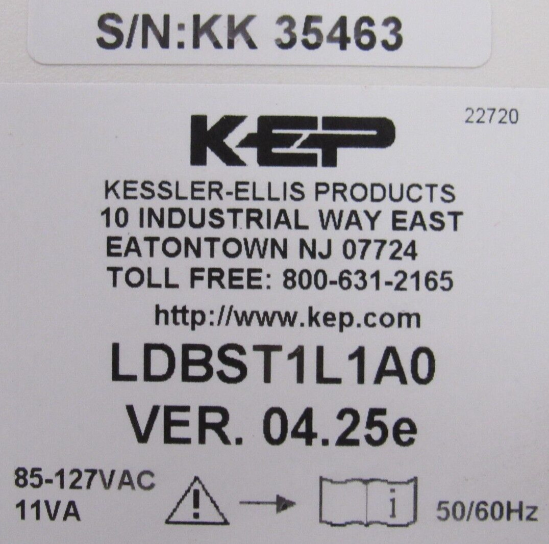 NEW KEP LDBST1L1A0 LARGE DISPLAY BATCHER VER. 04.25E