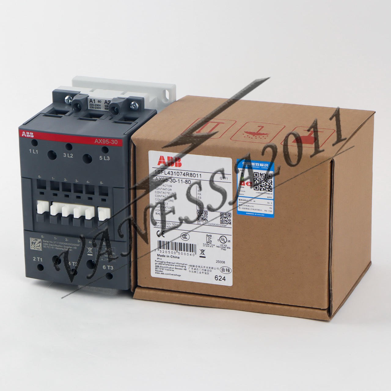 1PCS NEW ABB AX95-30-11 95A AC220-230V AX95-30-11-80 1SFL431074R8011