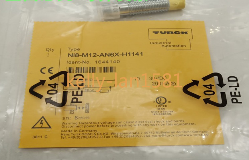 1PC New TURCK Ni8U-M12-AN6X-H1141 Proximity Switch Expedited Shipping