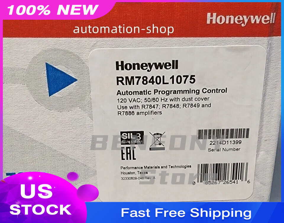 One Honeywell RM7840L1075 Burner Control RM7840L1075 Expedited Shipping
