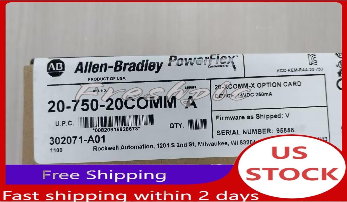 ALLEN-BRADLEY 20-750-20COMM SER A OPTION CARD 14VDC 250mA NEW IN BOX
