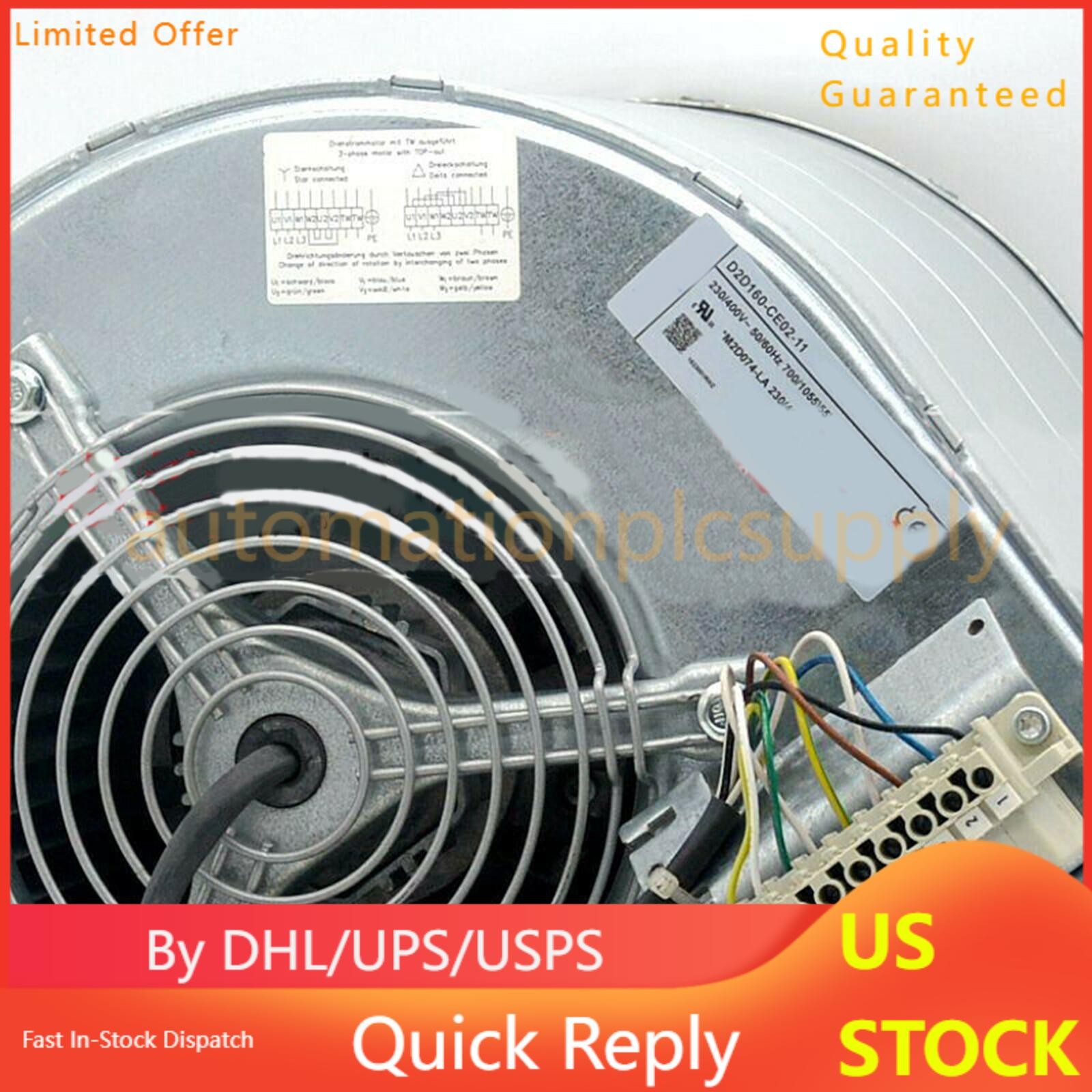 1pc New Siemens Inverter Fan D2D160-CE02-11 230/400V 700W Fast Shipping