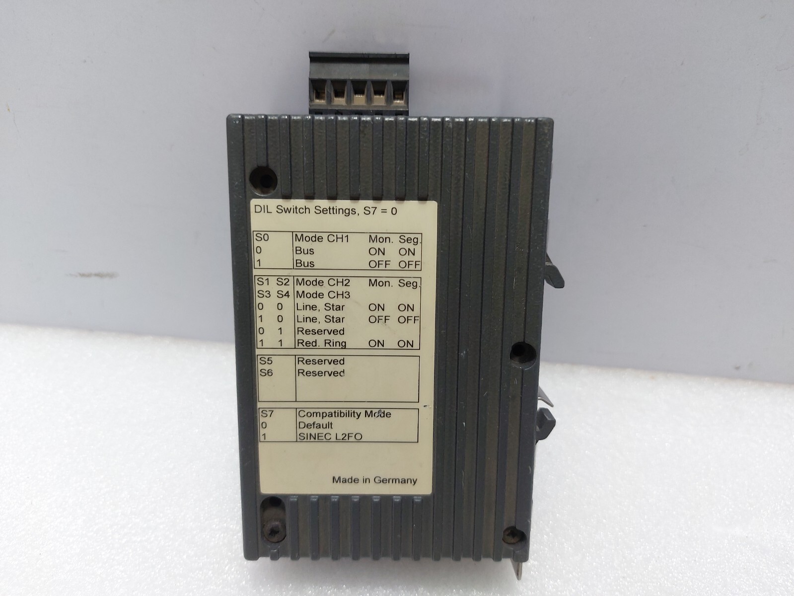 Siemens 6GK1502-3CB10 Simatic Net Profibus OLM/G12 Module