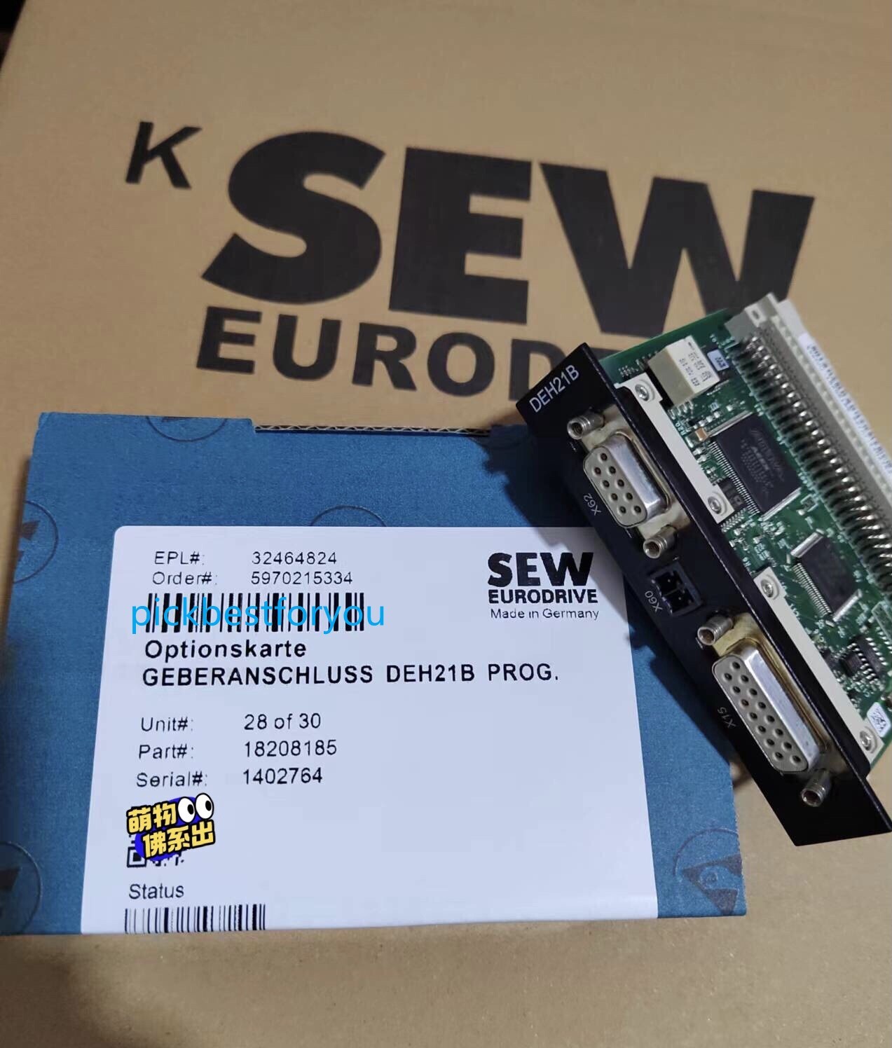 Brand SEW DEH21B inverter communication module Via DHL or Fedex #U557B