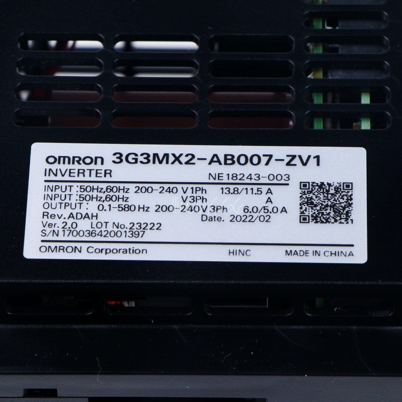 ONE New Omron 3G3MX2-AB007-ZV1 3G3MX2-AB007-ZV1 Inverters 0.75kw