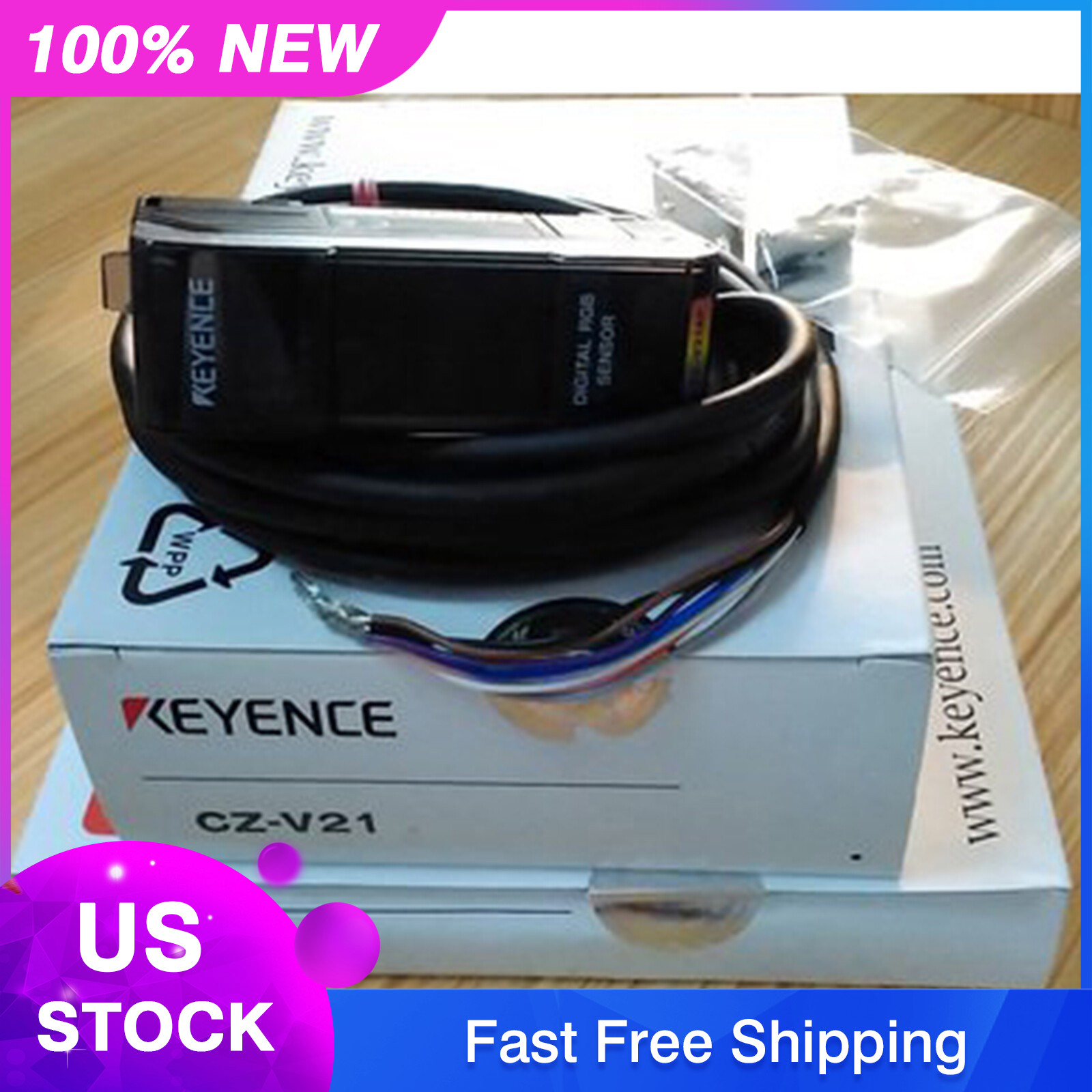1PC New Keyence CZ-H32 Laser Sensor CZH32 US Free TAX US Free TAX