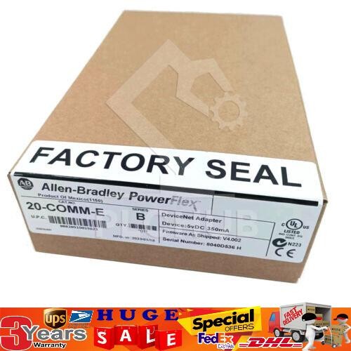 New Allen Bradley 20-COMM-E SER B Ethernet / IP Adaptor 20COMME