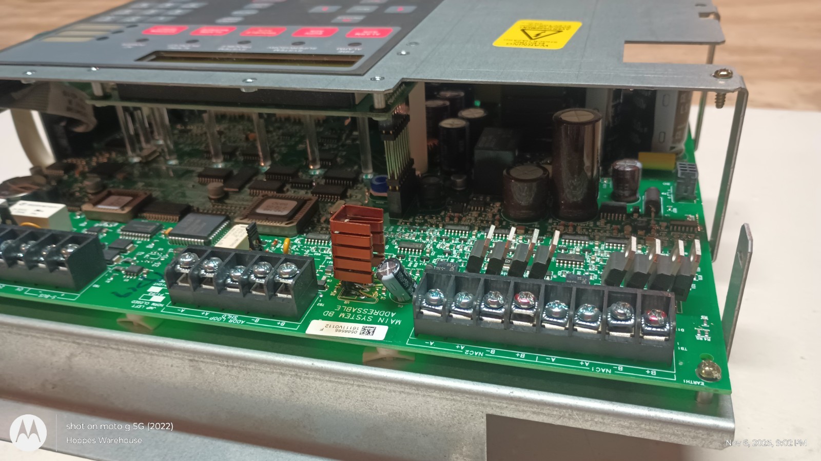 Vigilant Main System Board Addressable 0566565 F for Fire Control Unit For Parts