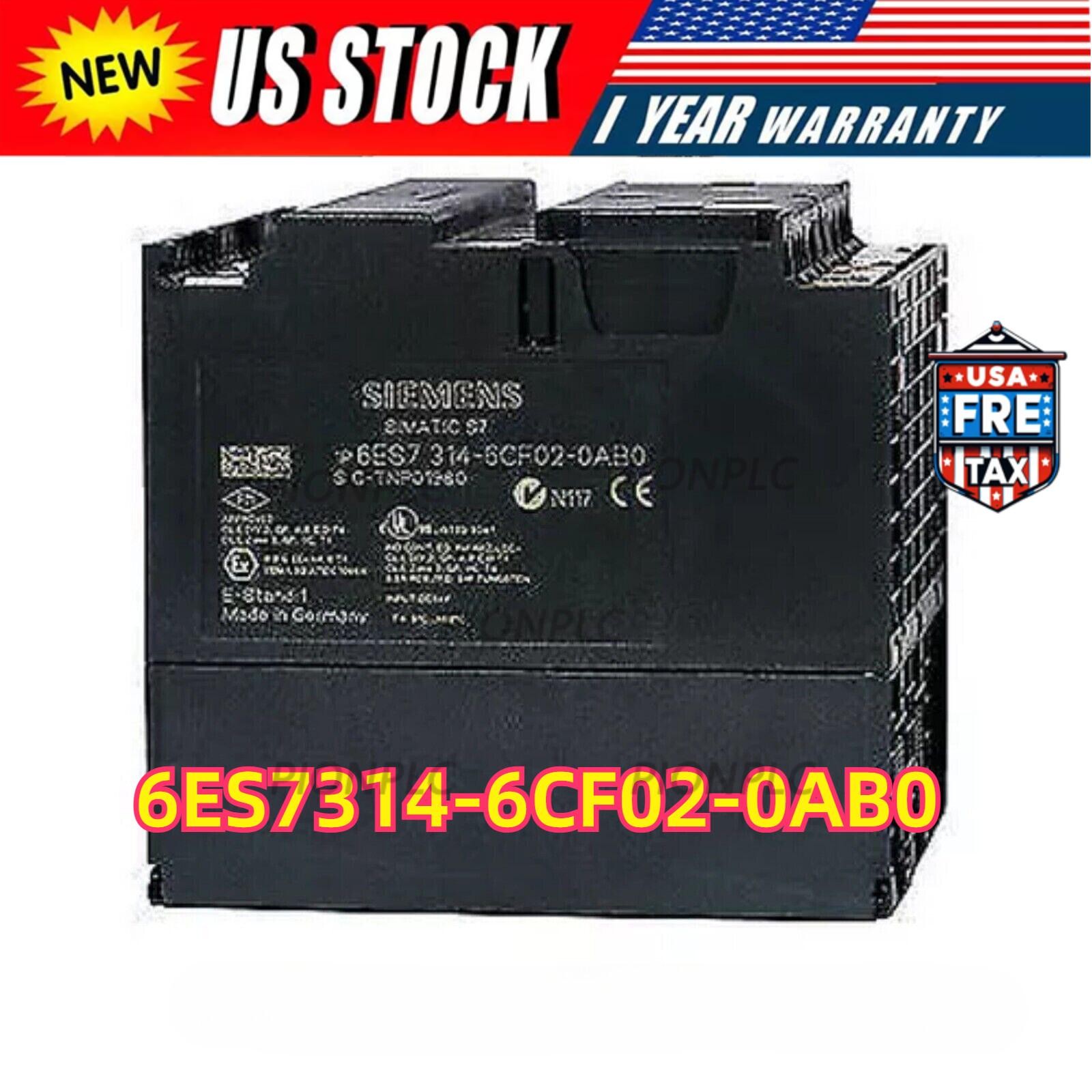 New Siemens 6ES7 314-6CF02-0AB0 6ES7314-6CF02-0AB0 SIMATIC S7-300 CPU 314C-2DP
