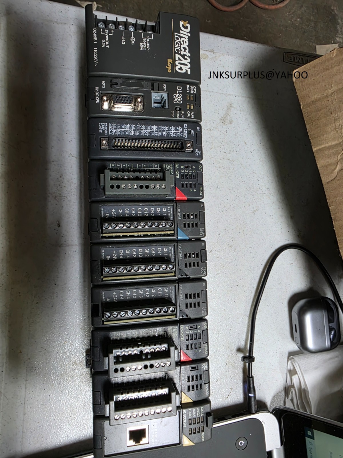Automation Direct Logic 205 D2-09B-1 , D2-260-1 CPU, Plus more
