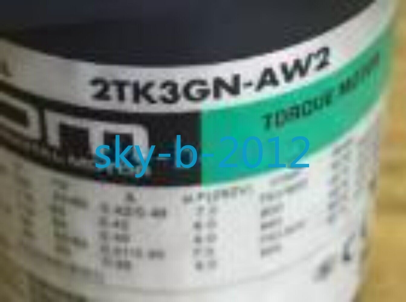 1 PCS Dongfang OM 2TK3GN-AW2 torque motor can send reducer In good condition
