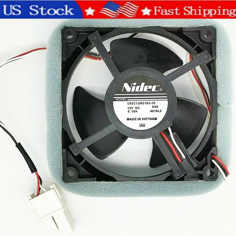 1PCS Brand New Nidec U92C12MS1B3-52 Samsung Refrigerator Fan Motor 12V 0.16A