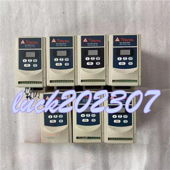 1PC USED Taian Inverter E2-201-H1F E2-201-H1A 220V 0.75KW #YY