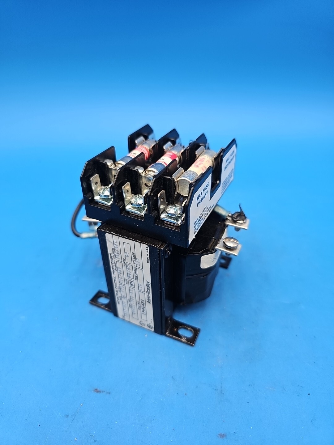 Allen Bradley 1497-N2P Control Transformer w/ Bussman BCCM6033PQ