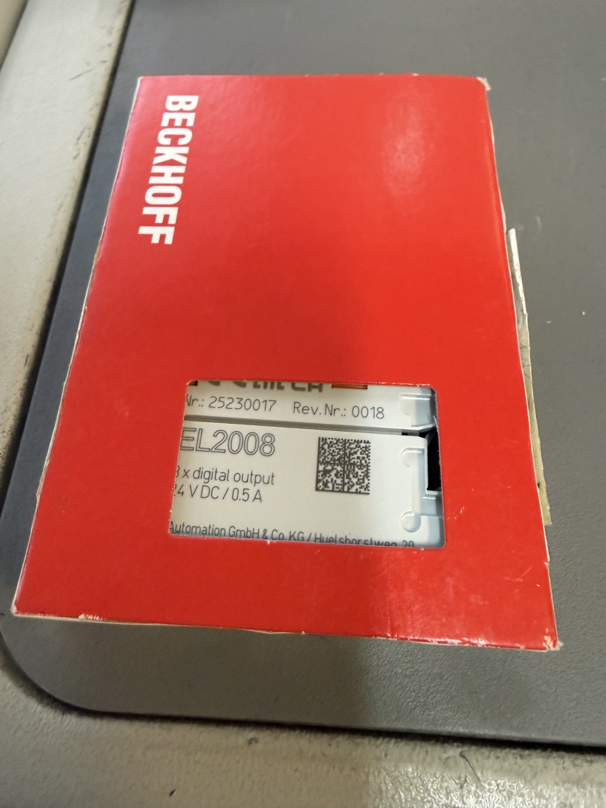 Beckhoff EL2008 PLC Module EL 2008 New In Box Fast Shipping 1PC