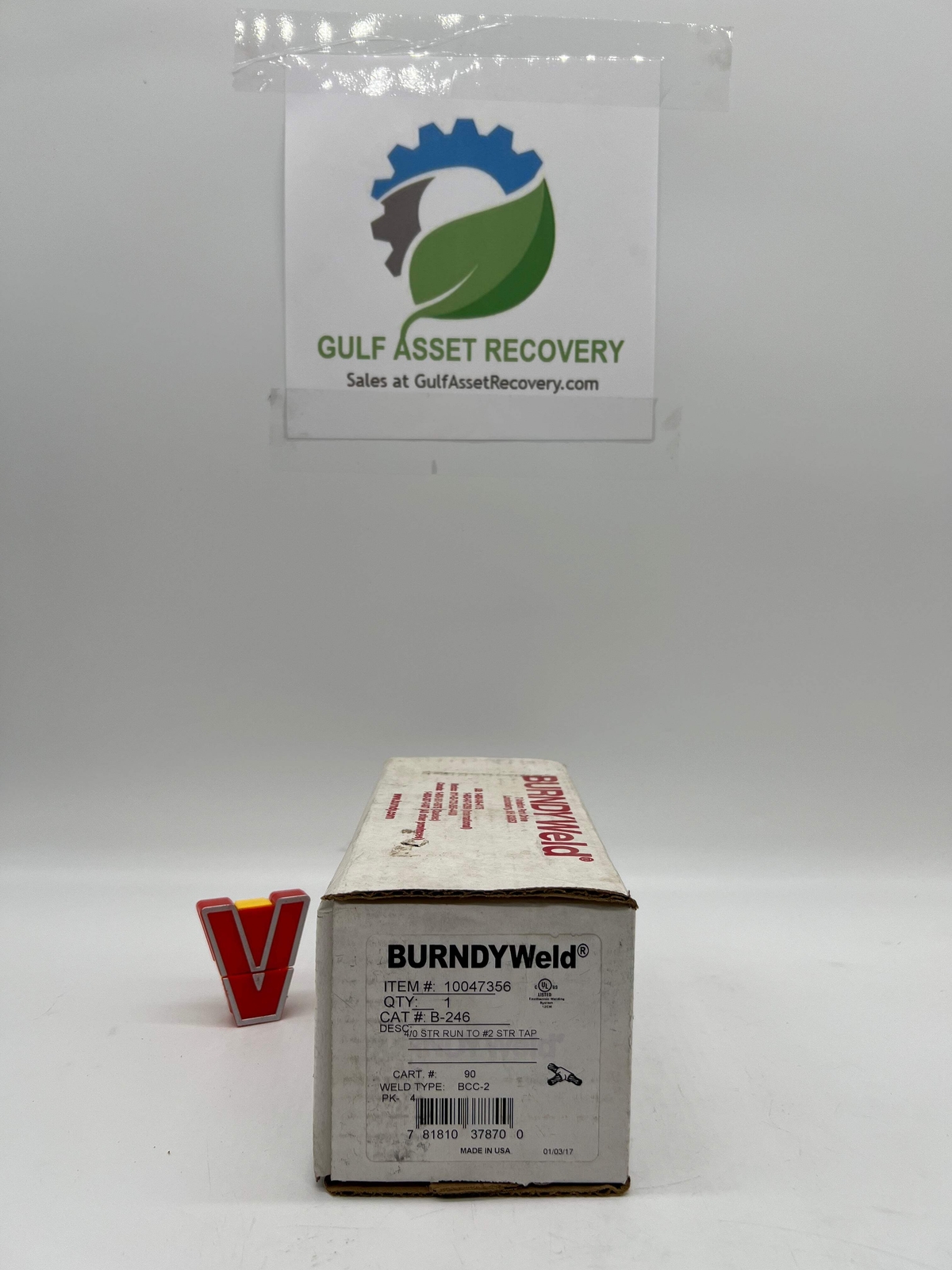 Burndy-BURNDYWeld 10047356 B-246 Exothermic Grounding Mold (Open Box)