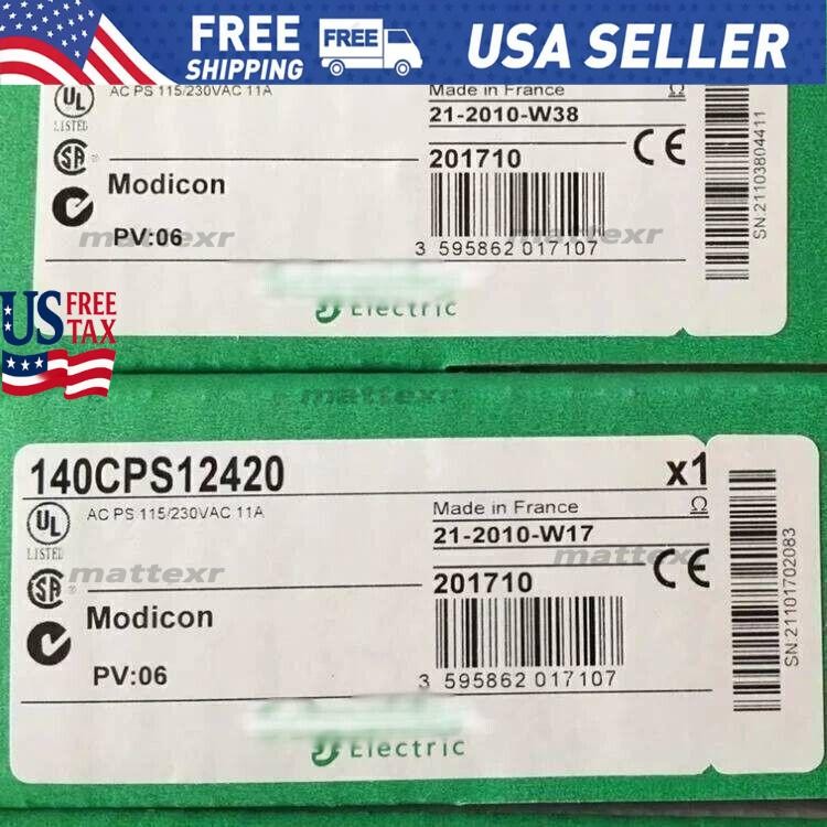 Schneider Electric 140CPS12420 Modicon 140CPS12420 NEW 1pcs