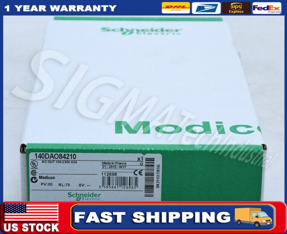 1 PCS Modicon 140DAO84210 PLC Module 140DAO84210 In Box US Free TAX