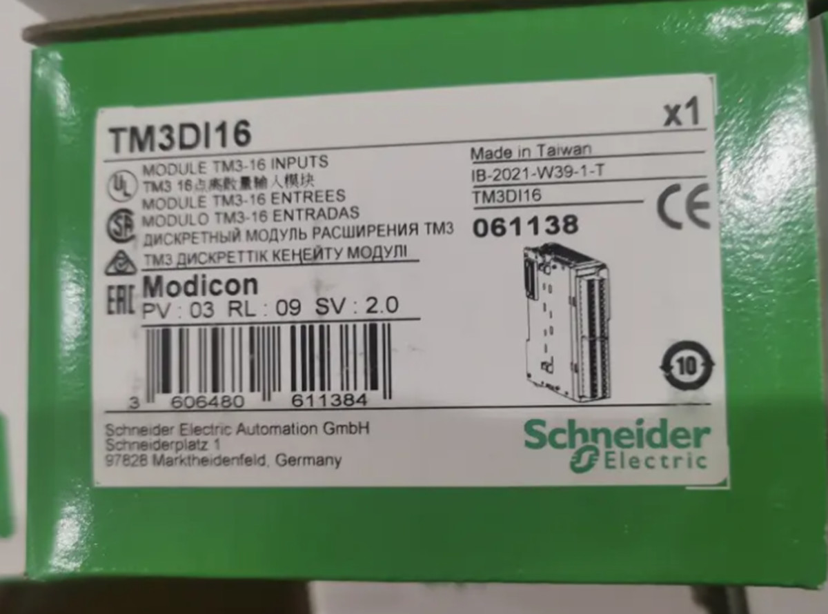 NEW Schneider Electric TM3DI16 Discrete Input Module, Modicon TM3