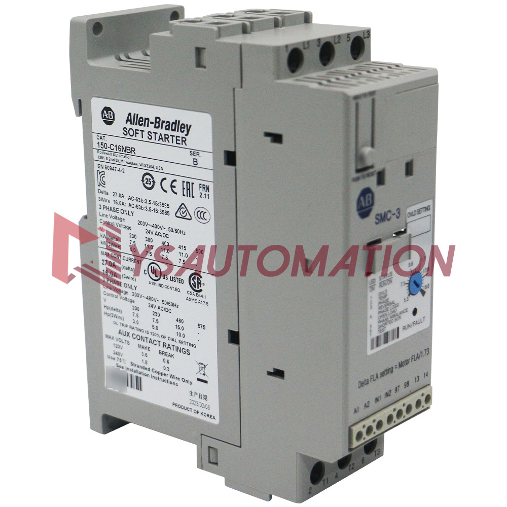 Allen Bradley Factory Sealed 150-C16NBR SMC-3 16A Smart Motor Controller