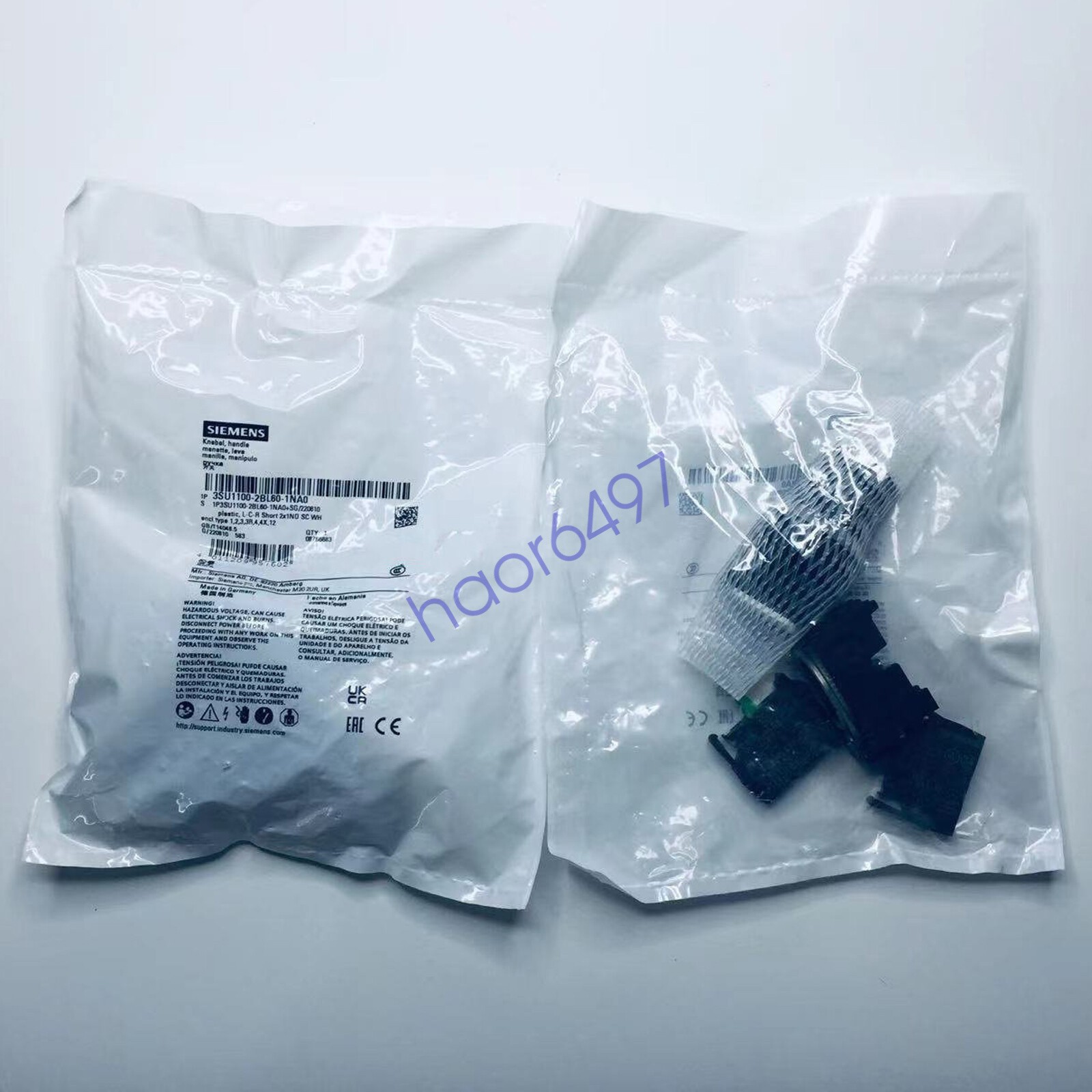 1PC NEW SIEMENS Selector Switch 3SU1100-2BL60-1NA0 FAST SHIP#XR