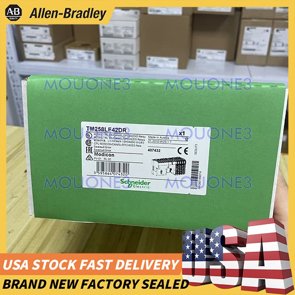 NEW SCHNEIDER NEW IN BOX TM258LF42DR PLC Programmable Controller TM258LF42DR