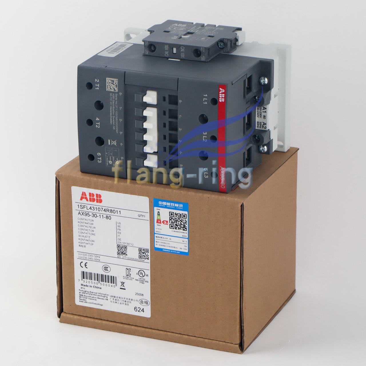 ONE NEW ABB AX95-30-11 95A AC220-230V AX95-30-11-80 1SFL431074R8011