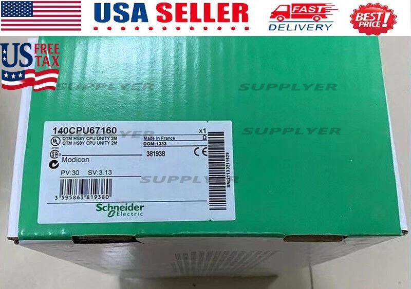 Schneider 140CPU67160 PLC Module New In Box Fast Shipping