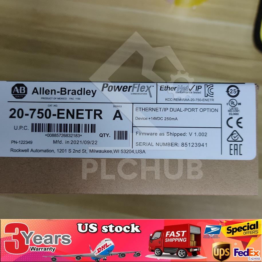 Factory Sealed Allen-Bradley 20-750-ENETR 750 2-P ENet/IP Module AB US Free Tax