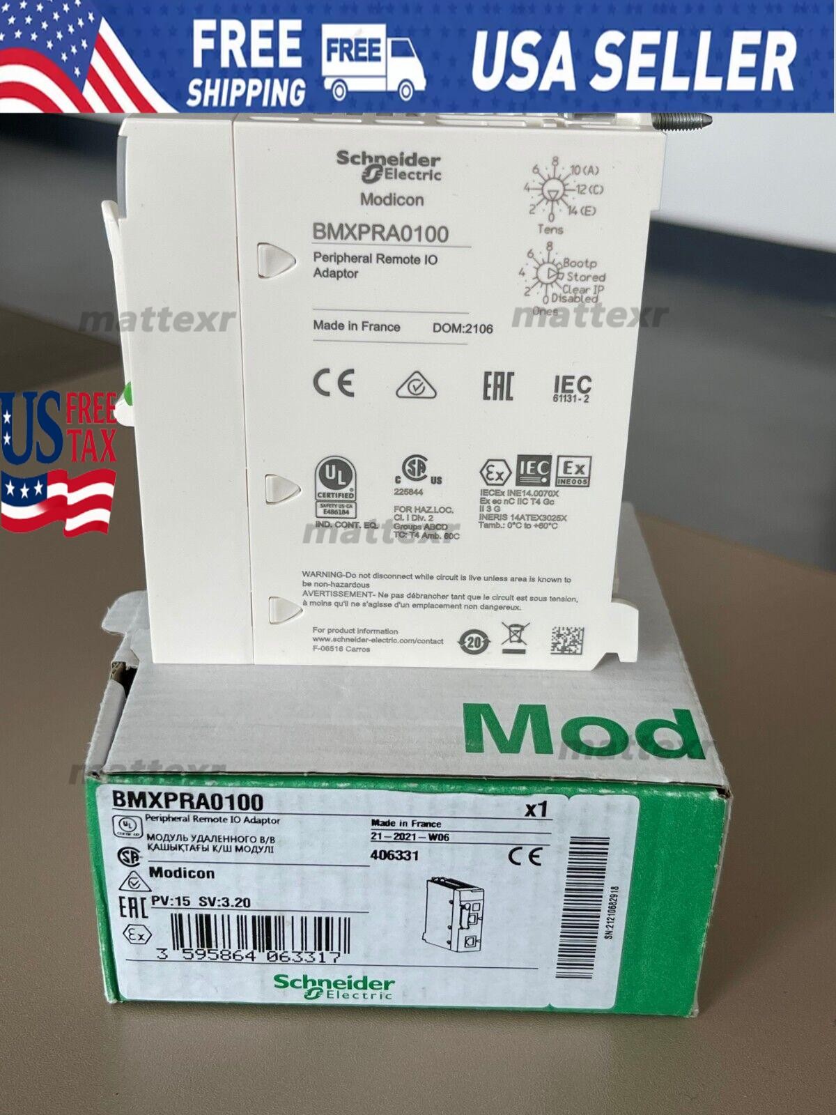 In Stock New BMXPRA0100 Peripheral Remote I/O Adapter Module