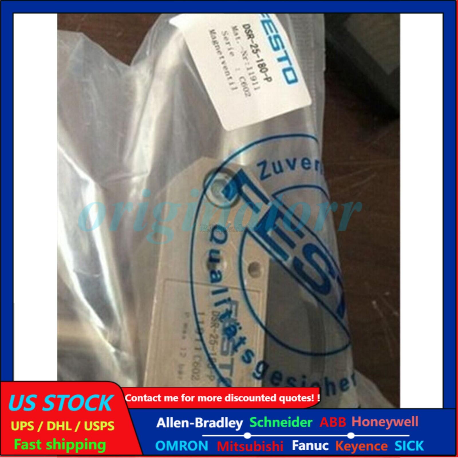 New Festo 11911 DSR-25-180-P Semi-rotary drive