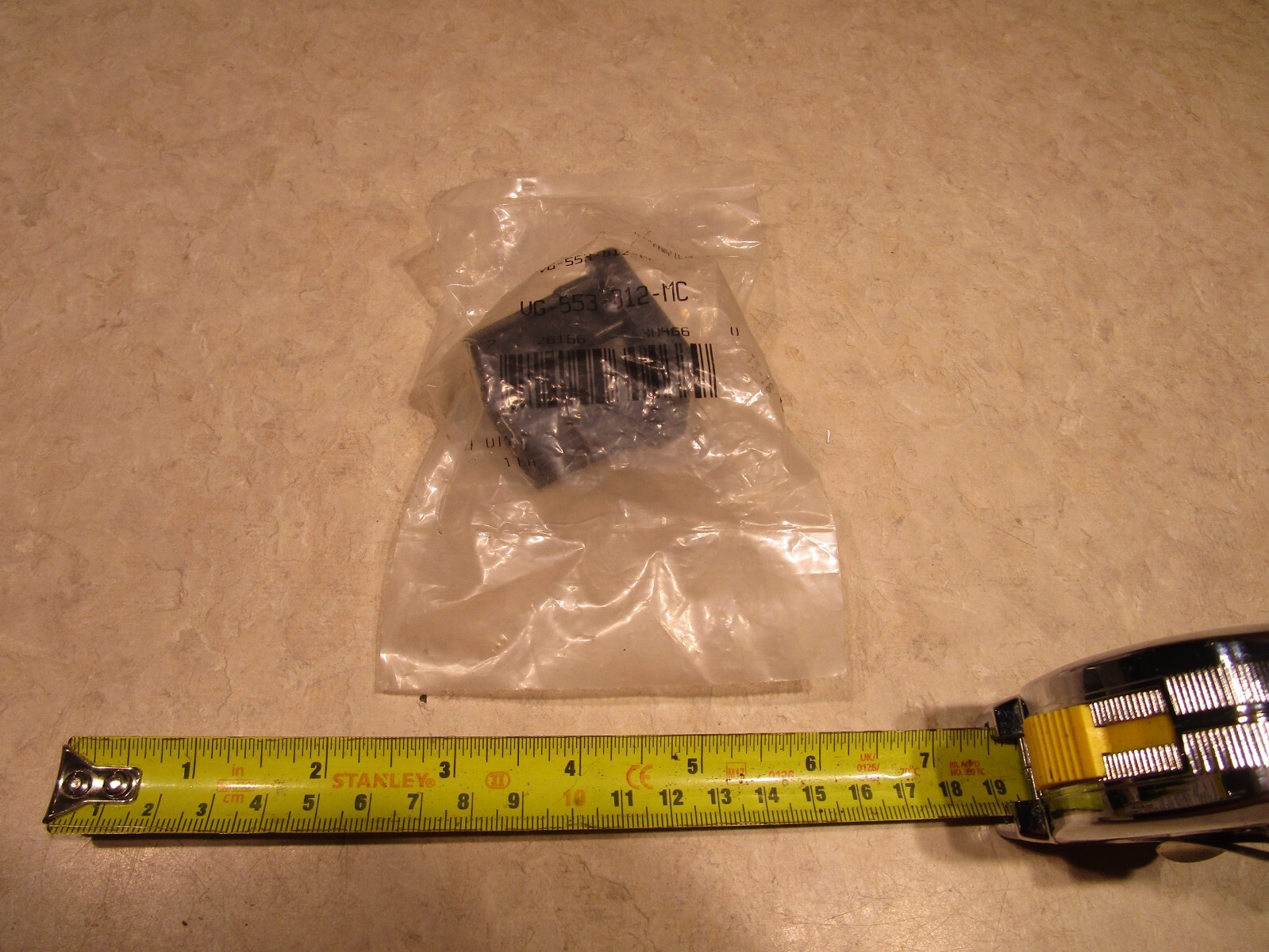 SYSTEM PLAST VG-553-B12-MC TUBE END 1.5″ PLASTIC, Q0007