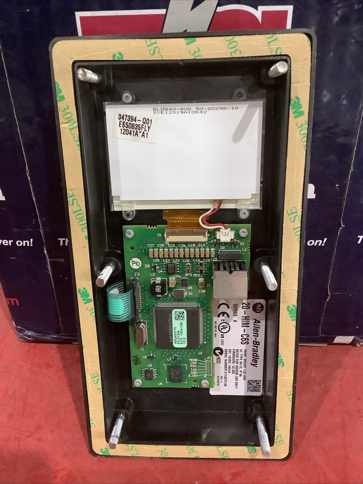 Allen Bradley Panel Mount LCD 20-HIM-C6S 12VDC