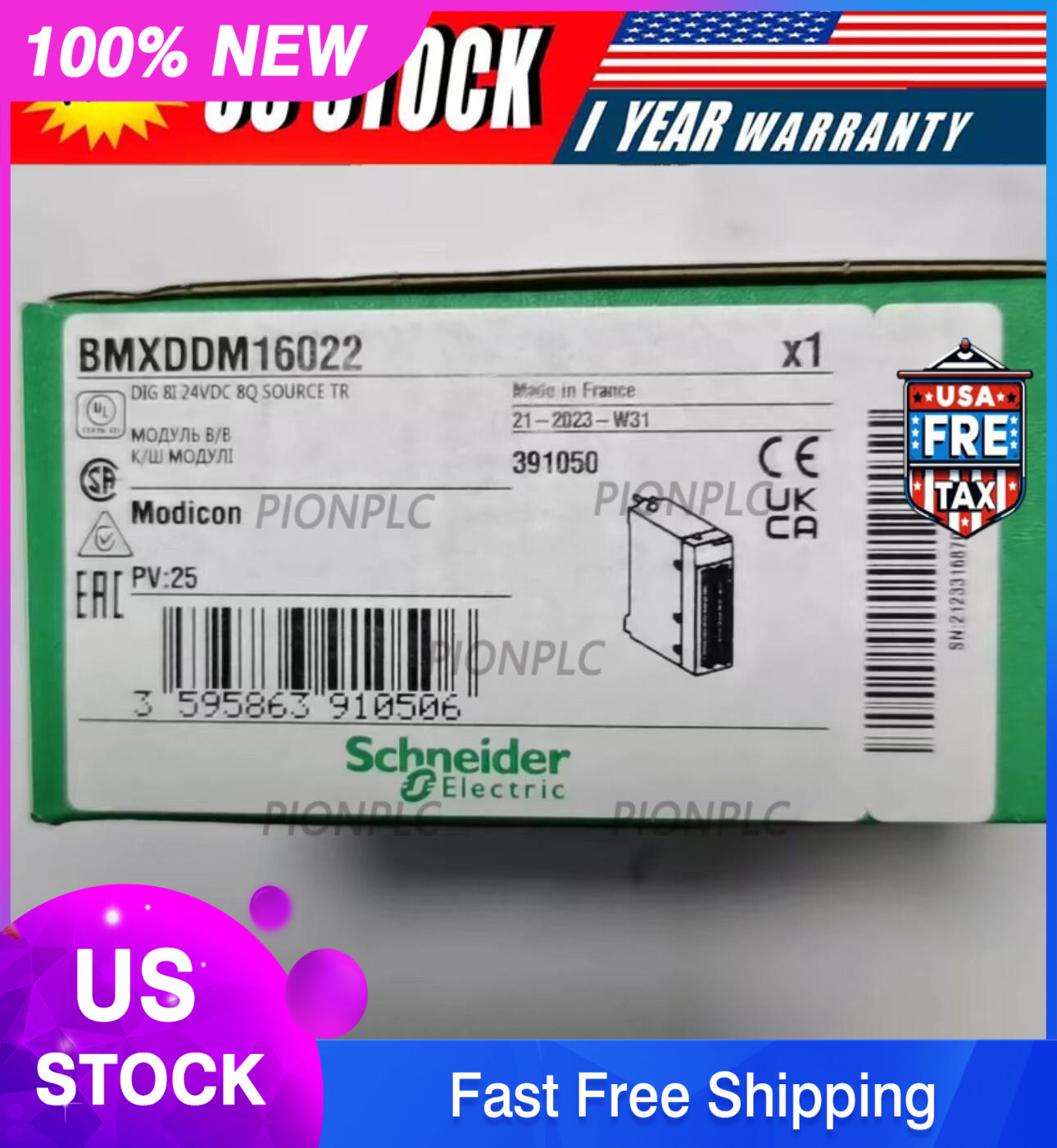 BMXDDM16022 brand new original programmable controller PLC module, free shipping