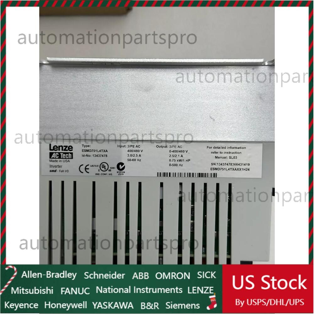 1PC NEW frequency converter ESMD751L4TXA 380V 0.75KW LENZE
