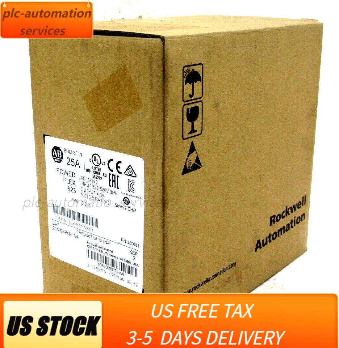 NEW ALLEN BRADLEY 25A-D4P0N104 AC DRIVE POWER FLEX 523 SERIES B 25AD4P0N104