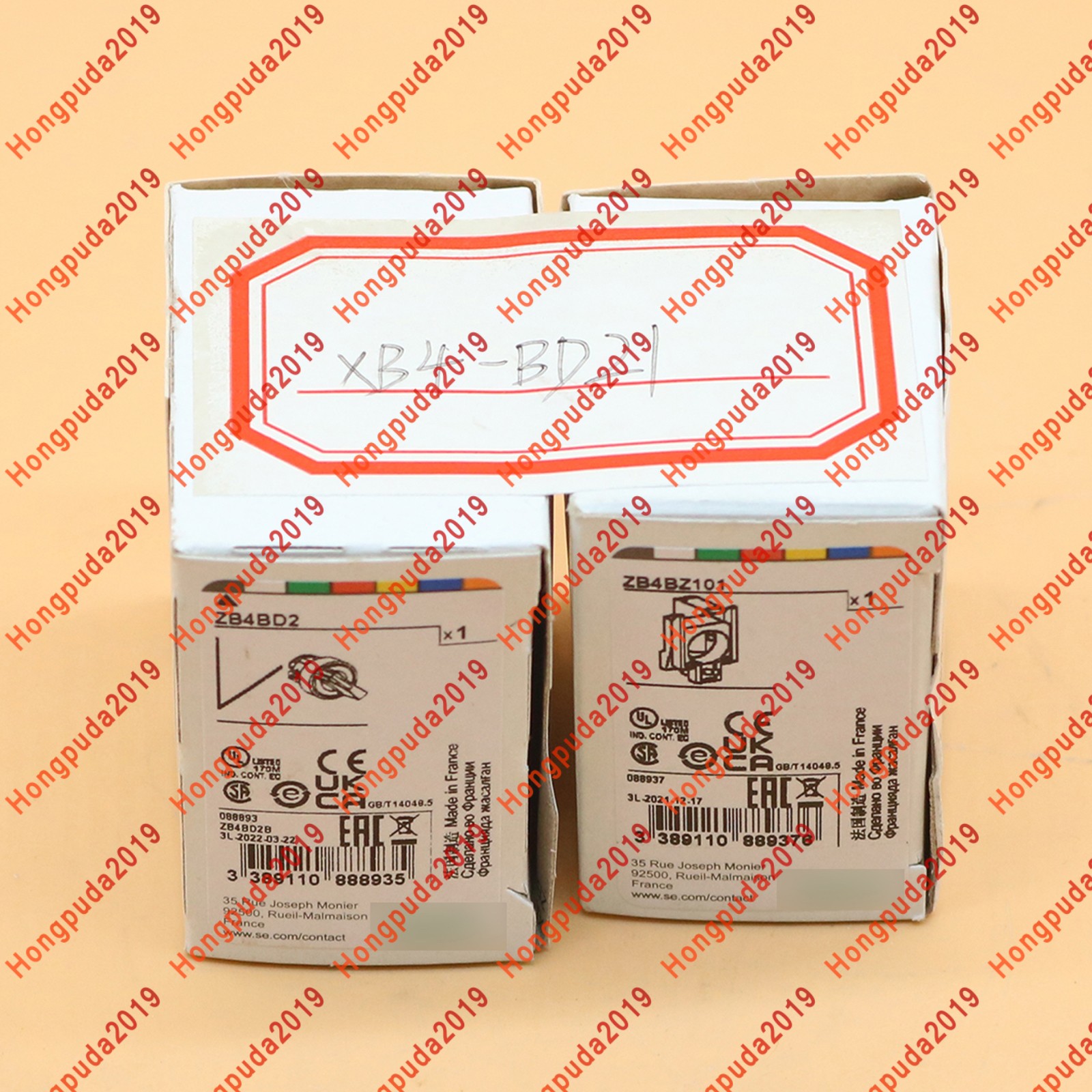 1PC NEW IN BOX Schneider ELECTRIC SELECTOR SWITCH XB4-BD21 FERR SHIP
