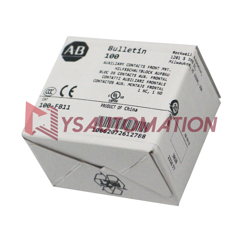 Allen Bradley 100-FB11 New in Box Auxiliary Contact Block 10A 690V SerB