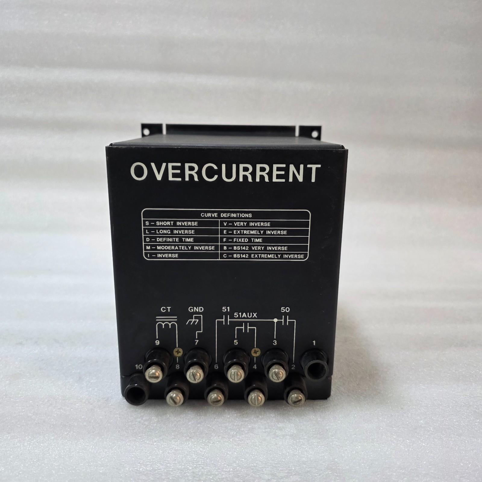BASLER ELECTRIC BE1-50/51B-105 OVERCURRENT PROTECTION RELAY TIME & INSTANTANEOUS