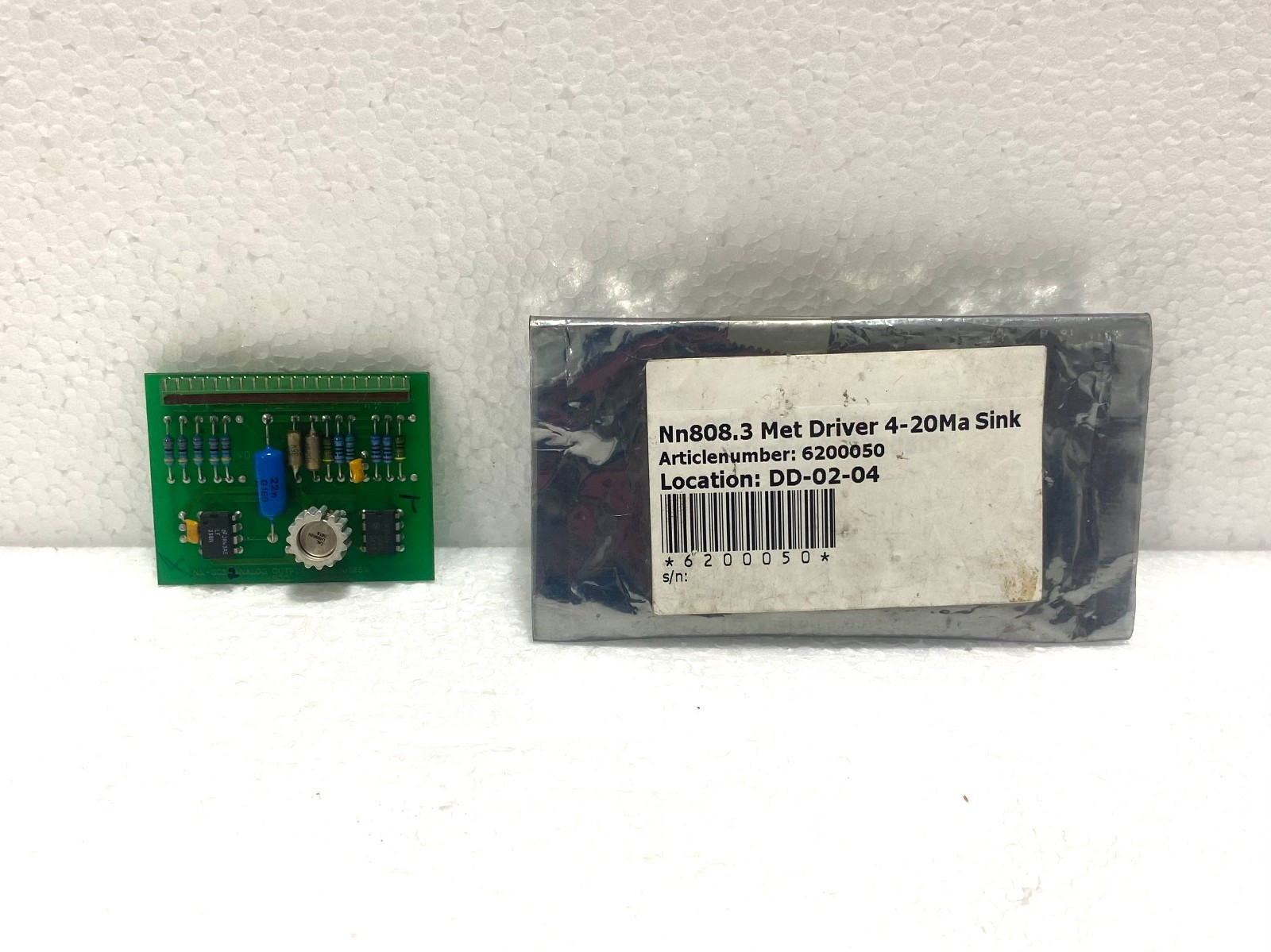 Norcontrol NN-803.2 HE220265 B Analog Output Eco Adapter Card