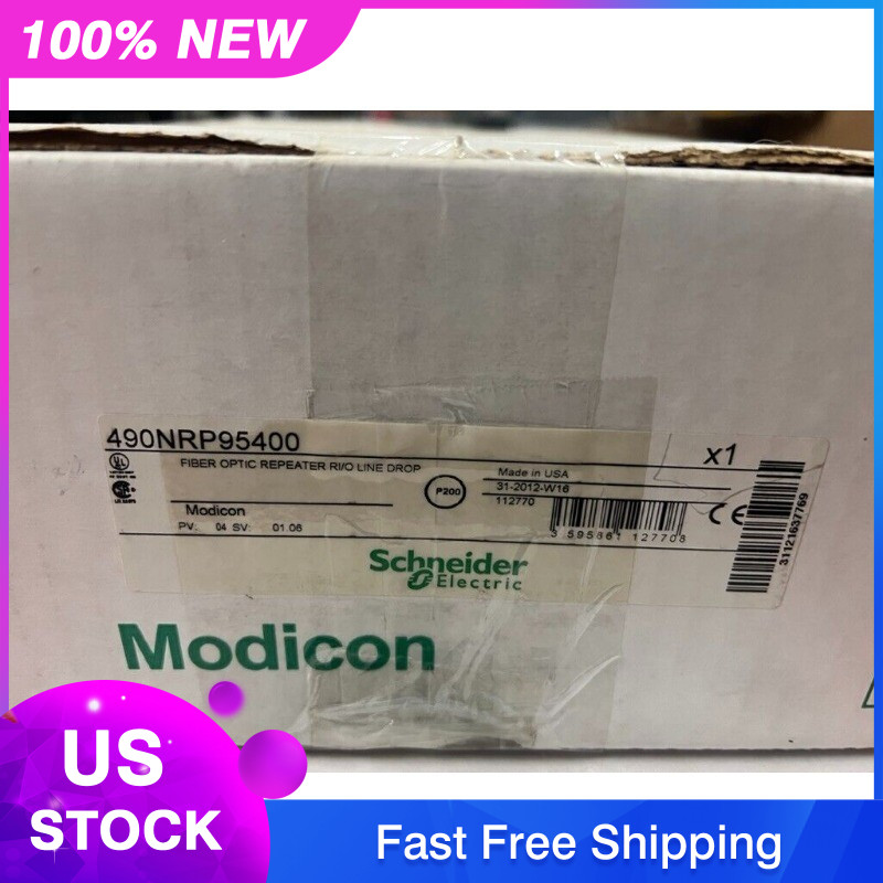 SND 490NRP95400 Modicon Fiber Line Drop Repeater 490-NRP-954-00 US Free TAX