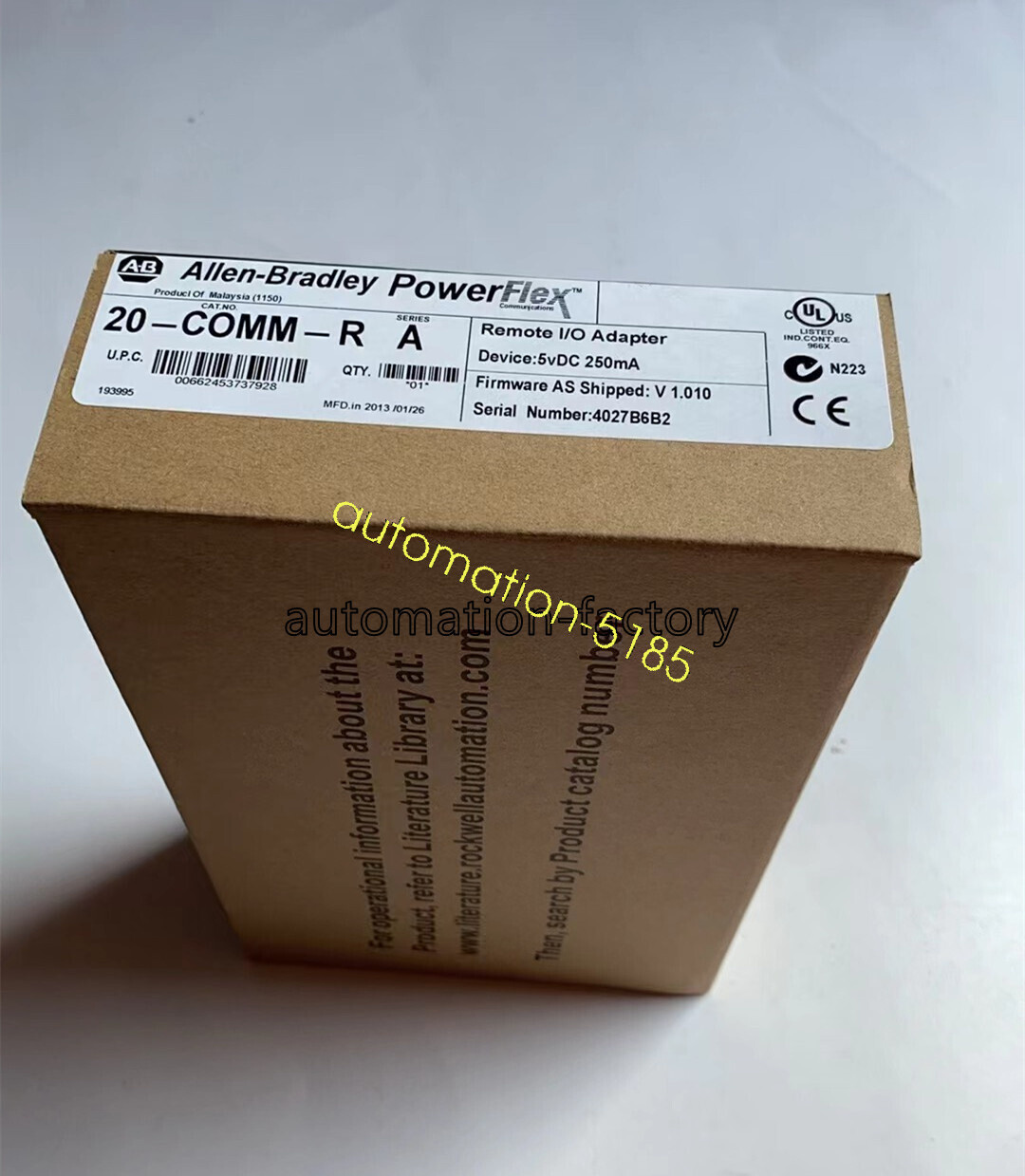 NEW 20-COMM-R /A PowerFlex Remote I/O Communication Adapter fedex or DHL