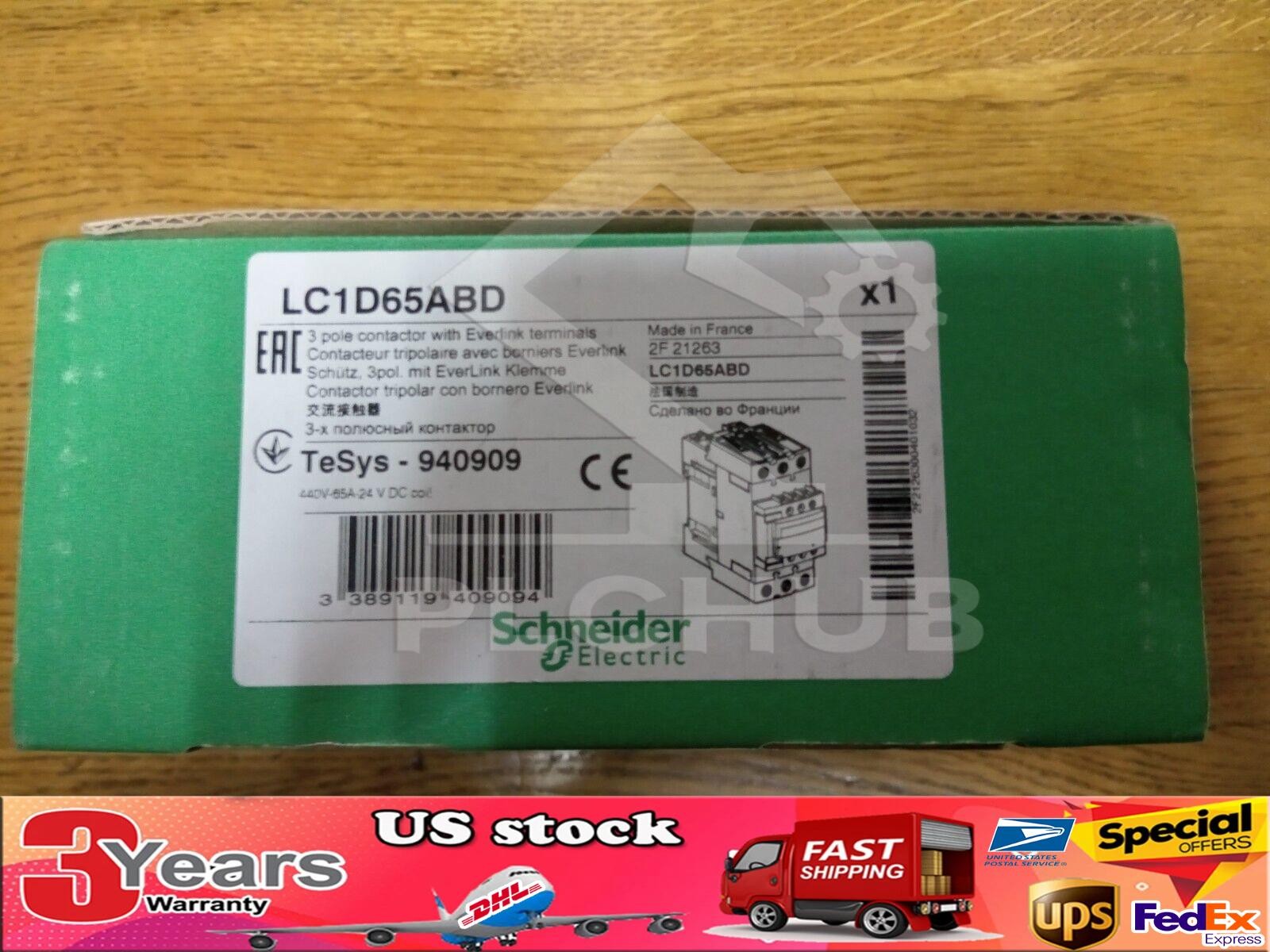Schneider LC1D65ABD Contactor 65A New In Box Fast Shipping
