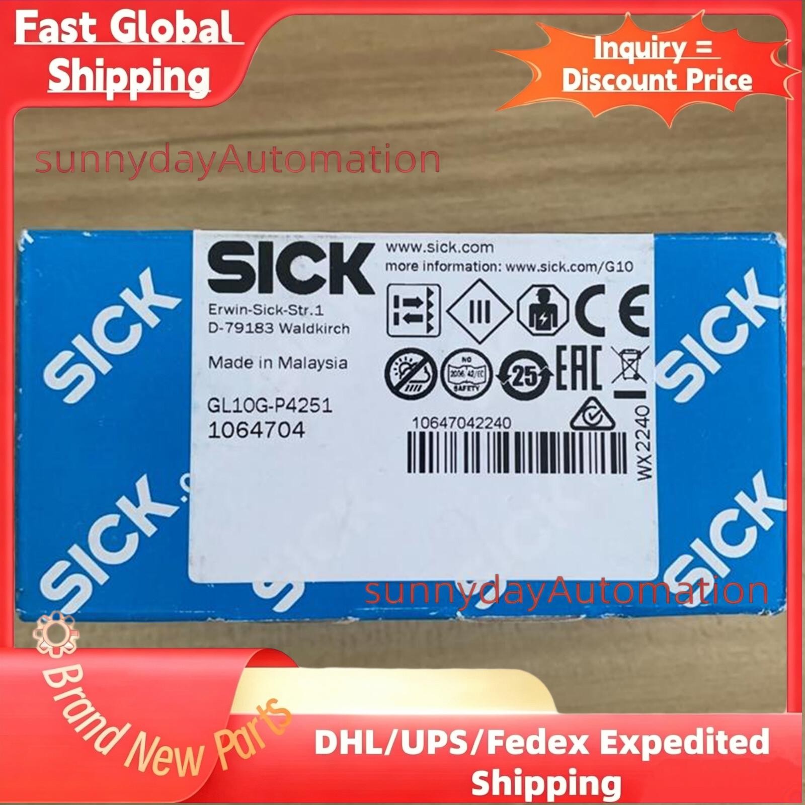 1PC New SICK GL10G-P4251 Photoelectric Switch GL10GP4251 Free Shipping